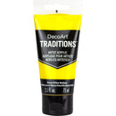 DecoArt Traditions Artists Acrylic Paint 2.54oz - Hansa Yellow Medium*