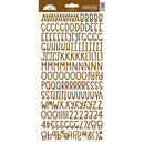 Doodlebug Sunshine Cardstock Alpha Stickers 6in x 13in - Bon Bon*