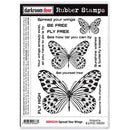 Darkroom Door Cling Stamps 7.3"X5.1" - Spread Your Wings*