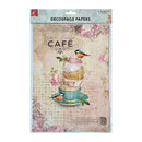Little Birdie Decoupage Paper A4 4 pack - Birdie Cafe