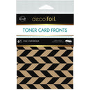 Deco Foil Kraft Toner Sheets 4.25"x 5.5" 6 pack - Chic Chevrons*