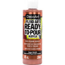 DecoArt FluidArt Ready -To-Pour Acrylic Paint 8oz - Copper Metallic*