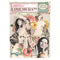 Stamperia Cardstock Ephemera Adhesive Paper Cut Outs - Rose Parfum Frames & Ladies