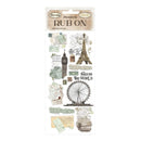Stamperia Rub-On 4"x 8.5" - Around The World Monuments*