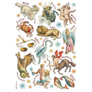 Stamperia Rice Paper Sheet A4 - Astrological Signs, Cosmos Infinity*