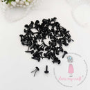 Dress My Craft Brads 10mm 100 pack - Jet Black
