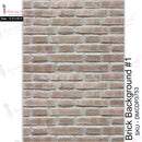 Dress My Craft Transfer Me Sheet 12.5"x 18.5" - Brick Background