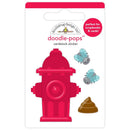 Doodlebug Doodle-Pops 3D Stickers - Rest Stop