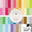 Doodlebug Petite Prints Double-Sided Paper Pad 6"X6" 24 pack Candy Stripe-Sprinkles