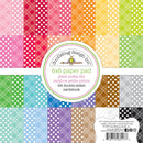 Doodlebug Petite Prints Double-Sided Cardstock 12"X12" 24/Pk Candy Stripe-Sprinkles