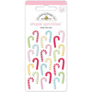 Doodlebug Sprinkles Adhesive Enamel Shapes Candy Cane Lane*