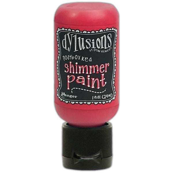 Dylusions Shimmer Paint 1oz - Postbox Red