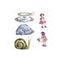 Stamping Bella Cling Stamps - Edgar And Molly Vintage Snail Set