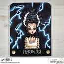 Stamping Bella - Cling Rubber Stamp - Mochi Bride Of Frankenstein*