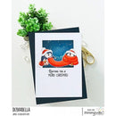 Stamping Bella - Cling Rubber Stamp - Knitting Penguin*