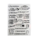 Elizabeth Craft Clear Stamps Good Food Good Mood