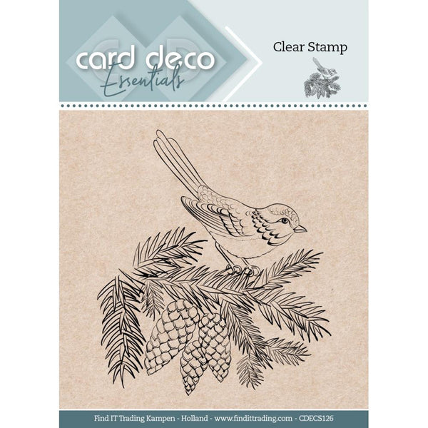 Find It Trading - Card Deco Essentials Clear Stamp - Winter Bird