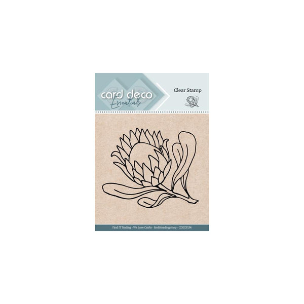 Find It Trading Card Deco Essentials Clear Stamp Protea*