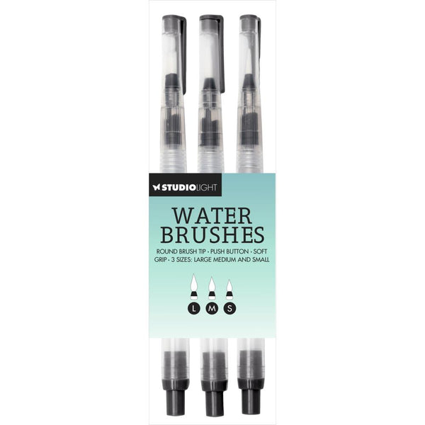 Studio Light Waterbrushes 3 pack - Fine, Medium & Large Tip*