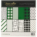 Teresa Collins Paper Collection 12in x 12in Evergreen*