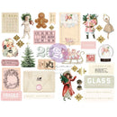 Prima Marketing Christmas Market By Frank Garcia Chipboard Stickers 35 pack W/ Foil Details