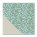 Little Yellow Bicycle - Fern & Forest Boy Double-Sided Cardstock 12"X12" - Fanciful Forest/Tan Chevron*