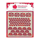Woodware Stencil 6"x 6" - Batik*