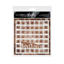 Hunkydory For the Love of Masks - For the Love of Masks - Sweet Chocolate Frame & Background*