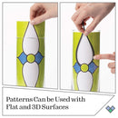 FolkArt Gallery Glass Pattern Set 3 pack Floral