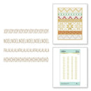 Spellbinders Glimmer Hot Foil Plate - Christmas Border Greetings*