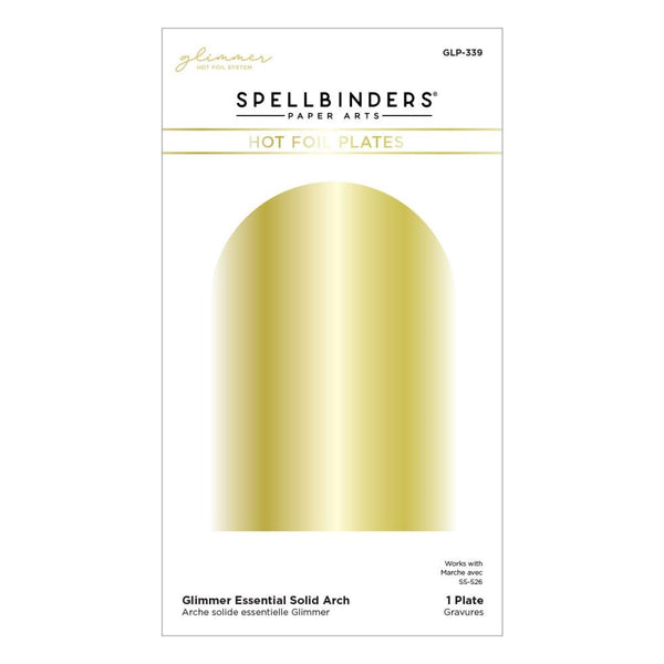 Spellbinders Glimmer Hot Foil Plate Essential Solid Arch*