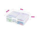 Universal Crafts Large Craft Storage Box - 4" x 6" Case 16pc - Clear*