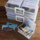 Universal Crafts Large Craft Storage Box - 4" x 6" Case 16pc - Clear*