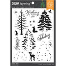 Hero Arts Clear Stamps 6"X8" Colour Layering Seasonal Tree