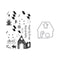 Hero Arts Clear Stamp & Die Combo - Colour Layering  Gingerbread House*