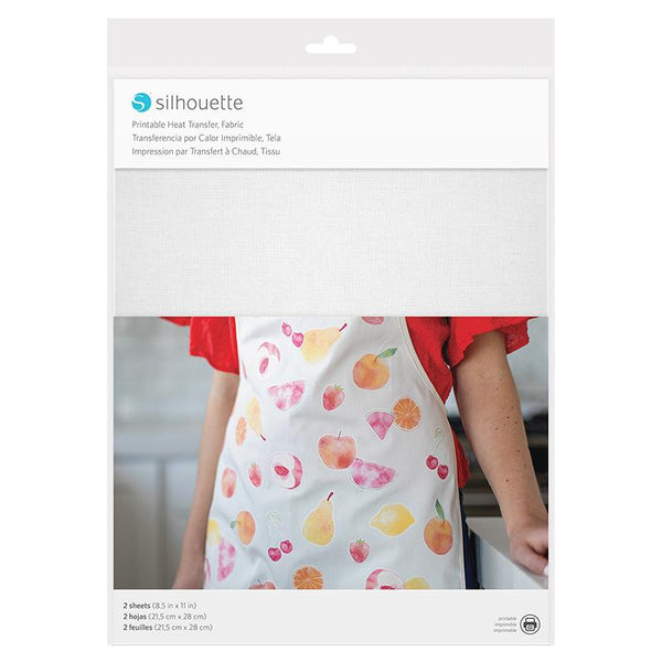 Silhouette Printable Heat Transfer 8 1/2 in x 11 in - Fabric
