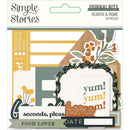 Simple Stories Hearth & Home Bits & Pieces Die-Cuts 40 pack - Journal*