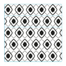 Simon Hurley create. Cling Stamps 6"x 6" - Funky Argyle
