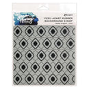 Simon Hurley create. Cling Stamps 6"x 6" - Funky Argyle