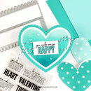 Concord & 9th Clear Stamps 4"X8" - Happy Heart*