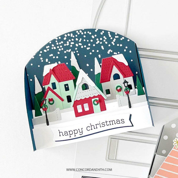 Concord & 9th Clear Stamps 3"x 4" - Home For The Holidays Stacks*