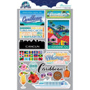 Reminisce Jet Setters 3.0 Dimensional Stickers - Caribbean*