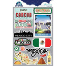 Reminisce Jet Setters 3.0 Dimensional Stickers - Mexico*