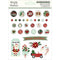 Simple Stories Jingle All The Way Decorative Brads 33 pack*