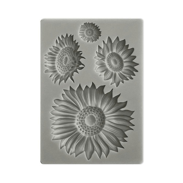 Stamperia Silicone Mould A6 - Sunflower Art Sunflowers*