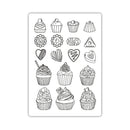 Stamperia Silicone Mould A5 - Coffee And Chocolate - Sweets*