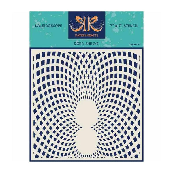 Katkin Krafts Stencil 7"x 7" - Krafts Kaleidoscope*