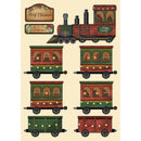 Stamperia Wooden Shapes A5 - Classic Christmas Train*