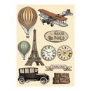 Stamperia Wooden Shapes A5 - Around The World*