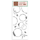 Stamperia Stencil 4.72"X9.84" Create Happiness - Welcome Home Garlands